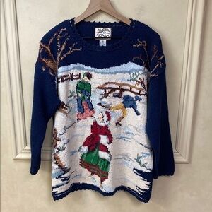 Rare~ 1990’s Vintage Heirloom Collectibles Skaters Scene Sweater